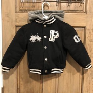 Size 4 US Polo Assn. Boys Coat w/ Detachable Hood